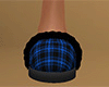Blue Slippers Plaid (F)