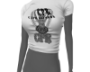 CPR White Graphic Crop