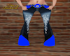 blue butterfly flares