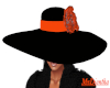 Black/Orange Church Hat