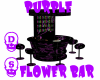 purple flower bar