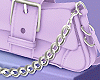 Lilac Chain Handbag