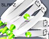 !!S Ankle Spikes Green