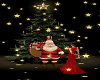 Jolly Greeting Santa