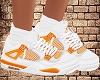 White&Orange Sneakers F