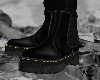 Leather Boots Black