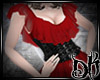 Red Corset and Frills
