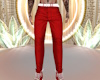winter red pants