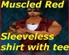 Red Sleeveless shirt