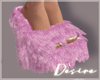 𝔻_ Pink fur shoes