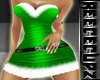 (BE)Santa dress green *D