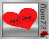 real love heart sticker
