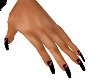 Black Designer nails