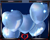 Ballons Heart Blue