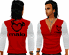 "Malo" red muscled top