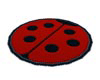 Rug Circular (ladybug)