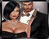 Blk/Gold Dress Couple