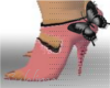light pink heels gems
