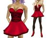 Bar Maid Dress Red