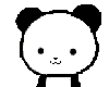 G. Panda Sticker
