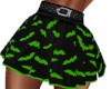 Green Halloween Skirt-RL