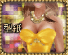 !C Electric Gold Dress M