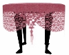 Victorian lace top table