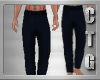 CTG NAVY BELTED PANTS