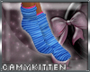 ~CK~ Socks Blue Pink