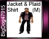[BD] Jacket&PlaidShirt(M