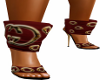MiCorazon Burgundy heels
