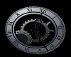 Rotating Steampunk Clock