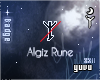 Algiz Rune Badge