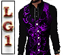 LG1 Purple & Black Vest