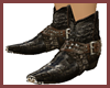 ! Cowboy Ankle Boots Blk