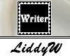 {L.W.} The Writer Stamp