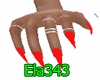 Ela Red Nails