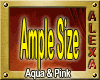 Aqua & Pink Ample