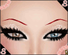 *S Eyebrows Red