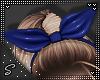 !S Cute Hair Bow Blue 1