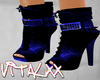 !V Chain Booties Rave Bl