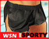 [wsn]SportyShorts#Black