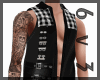 6v3| Flannel Vest + Tatt