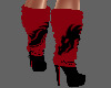 Dragon Red Boots