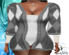 {SS} Gray Sweater Dress