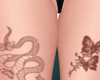 Red Tattoo Legs