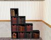 Black bookcase