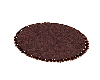 round rug brown