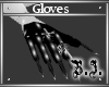 B/W PVC Glove ChromeNail