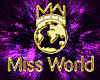 Miss Wrld Logo 3D